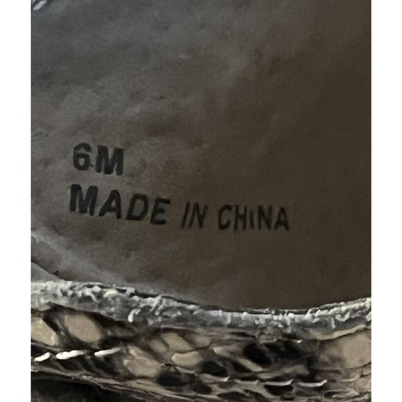 Steven by Steve Madden Snake Print High Top Hidden Wedge Heel Booties Women's 6 - Picture 7 of 9